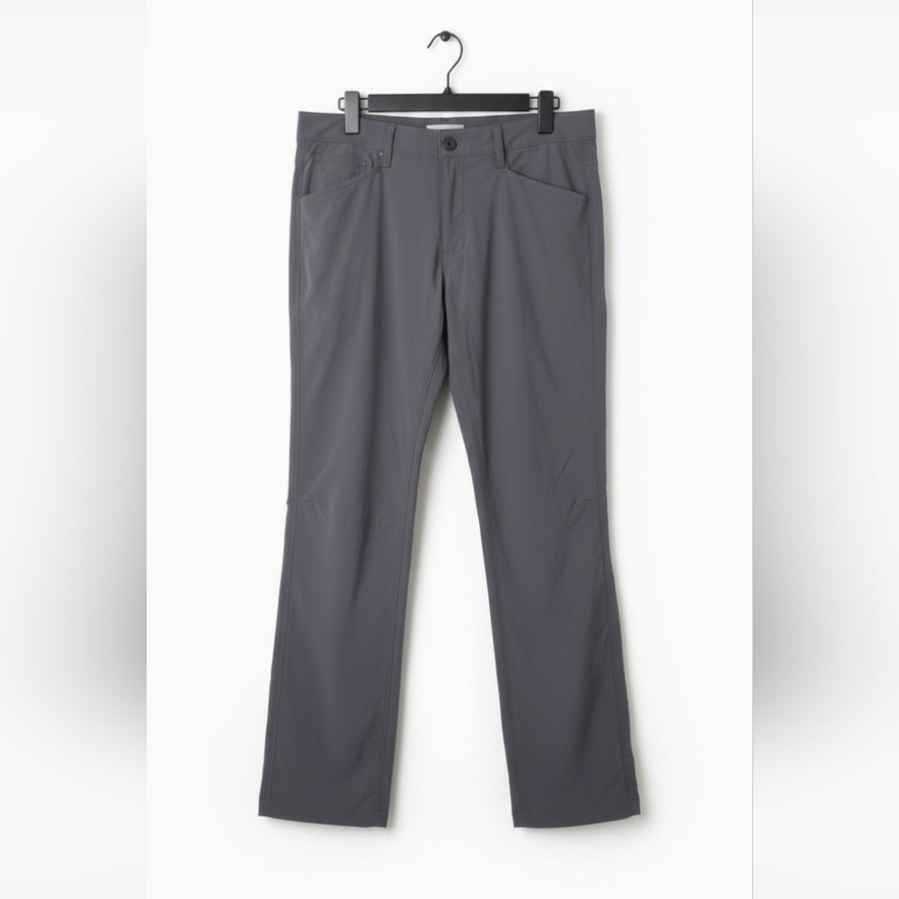 ORVIS Quick Dry Stretch Straight Leg Pants Mens Gray Size 34x32